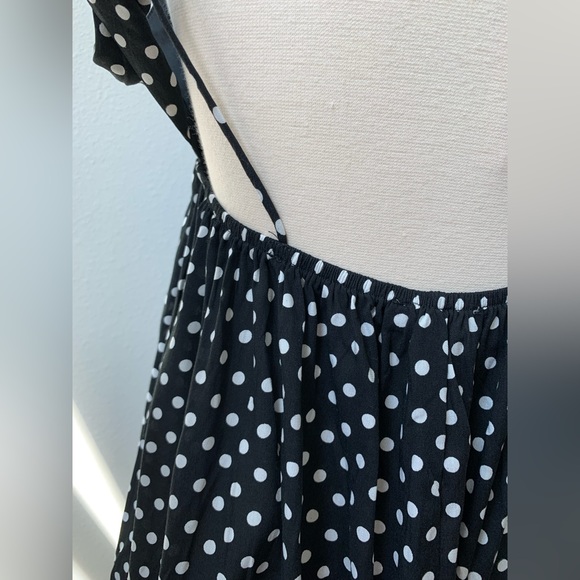 Open Back Polka Dot Mini Dress - Picture 14 of 16